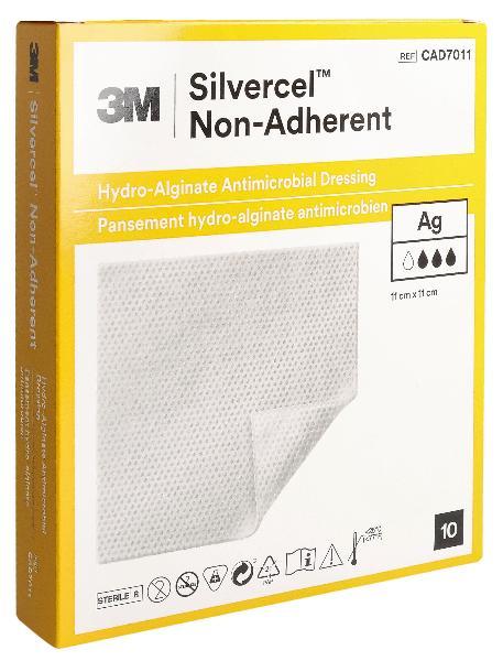 SILVERCEL NON ADHERENT Medicazione 11x11cm (10 pz)