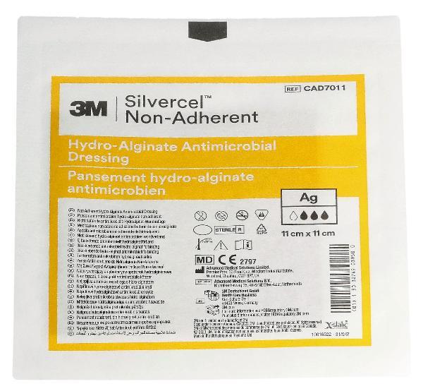 SILVERCEL NON ADHERENT Medicazione 11x11cm (10 pz)