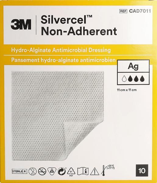 SILVERCEL NON ADHERENT Medicazione 11x11cm (10 pz)