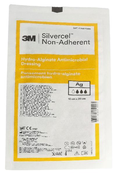 SILVERCEL NON ADHERENT Medicazione 10x20cm (5 pz)