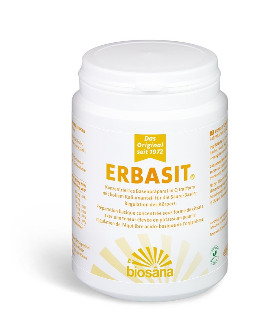 Biosana ERBASIT konzentriertes Basenpräparat Pulver (220g)