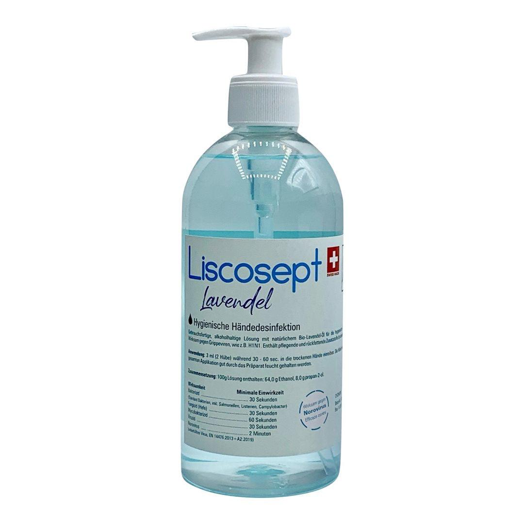 Liscosept Händedesinfektion Lavendel mit Dosierpumpe (500ml)