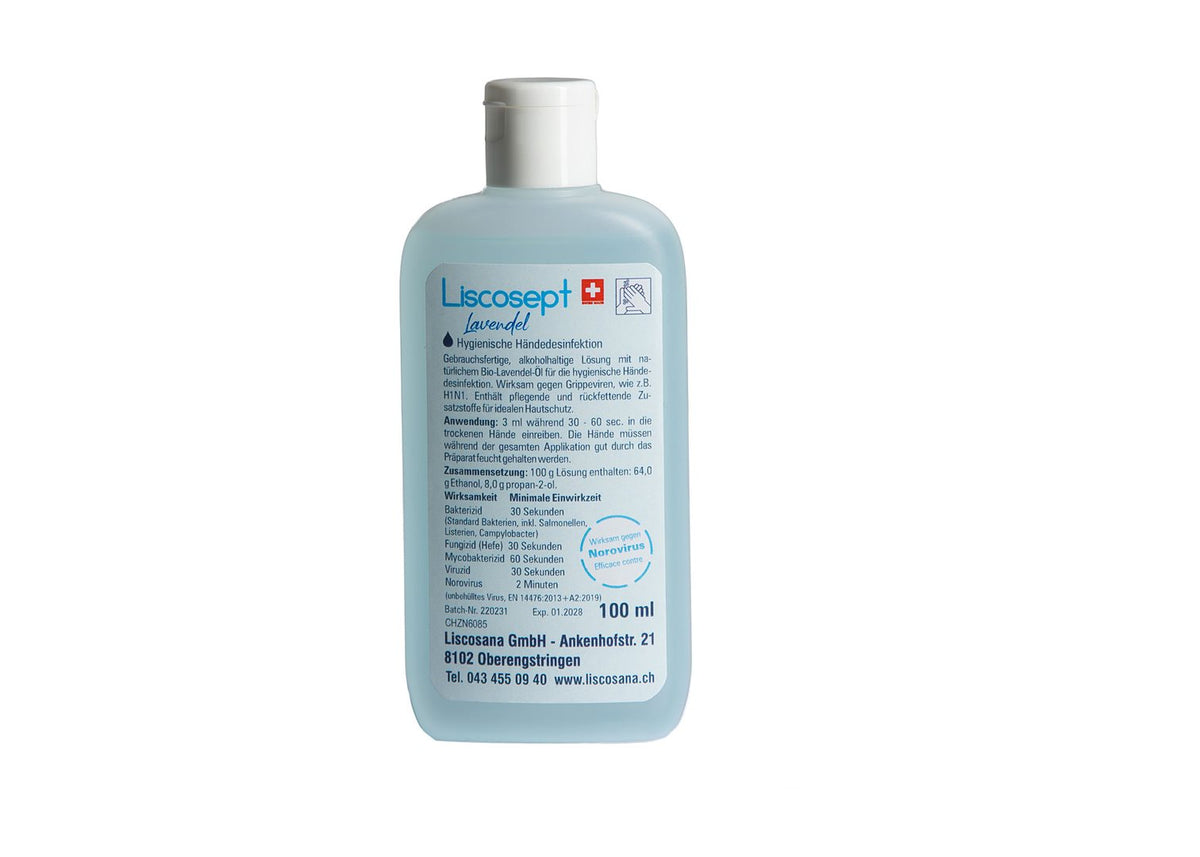 Liscosept Händedesinfektion Lavendel mit Klappverschluss (100ml)