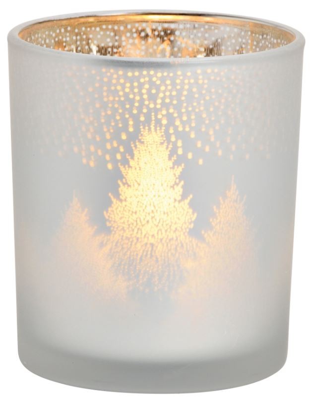 Herboristeria Windlicht White Forest gross (4 Stk)