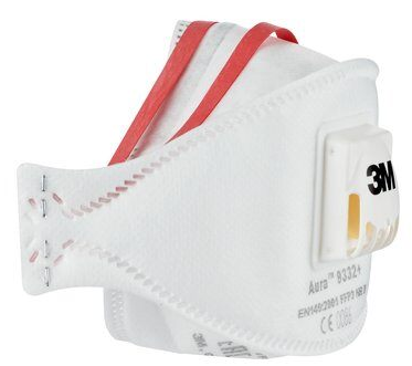 3M Aura Partikelmaske 9332+ FFP3 mit Ventil (10 Stk)