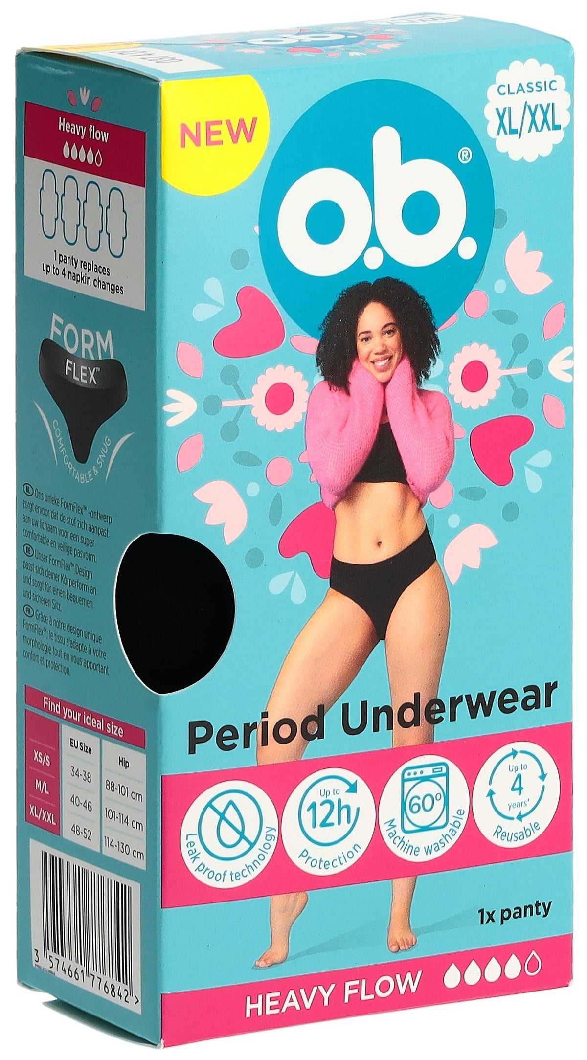 OB Periodenslip Classic L/XXL, Hüftumfang: 114-130cm (1 Stk)