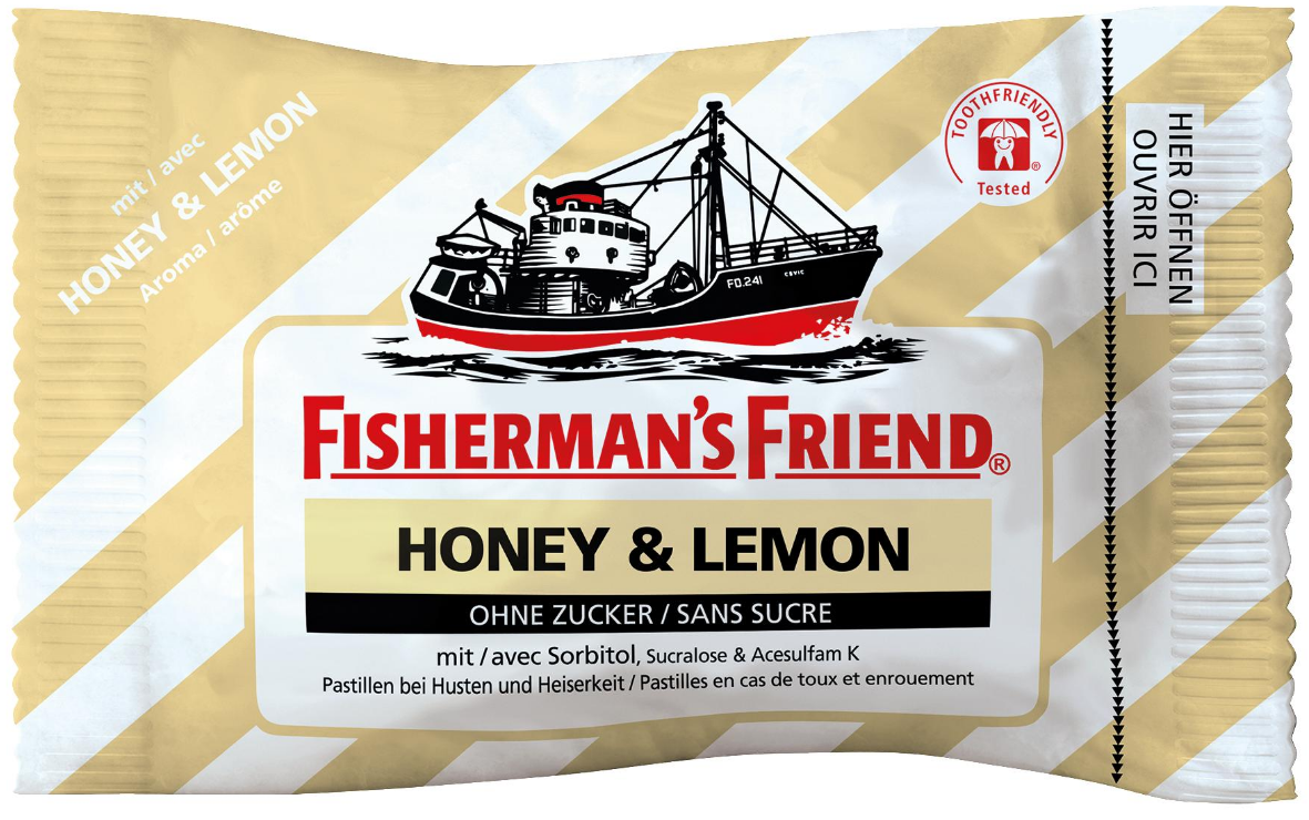 Fisherman's friend Honey & Lemon ohne Zucker (25g)