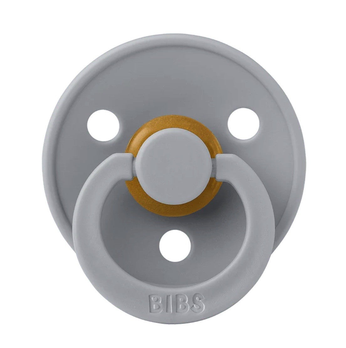 BIBS Colour Schnuller 2er Pack, Latex, Rund, 0-6 Monate, Vanilla/Cloud (1 Stk)