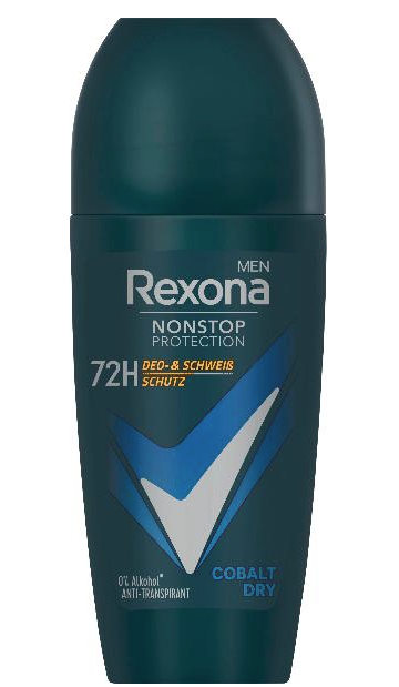 Rexona Men Nonstop Protection Anti Transpirant Deo Roll-On Cobalt Dry (50ml)