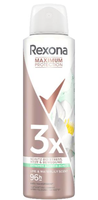 Rexona Maximum Protection Antitranspirant Deospray Lime & Waterlily Scent (150ml)