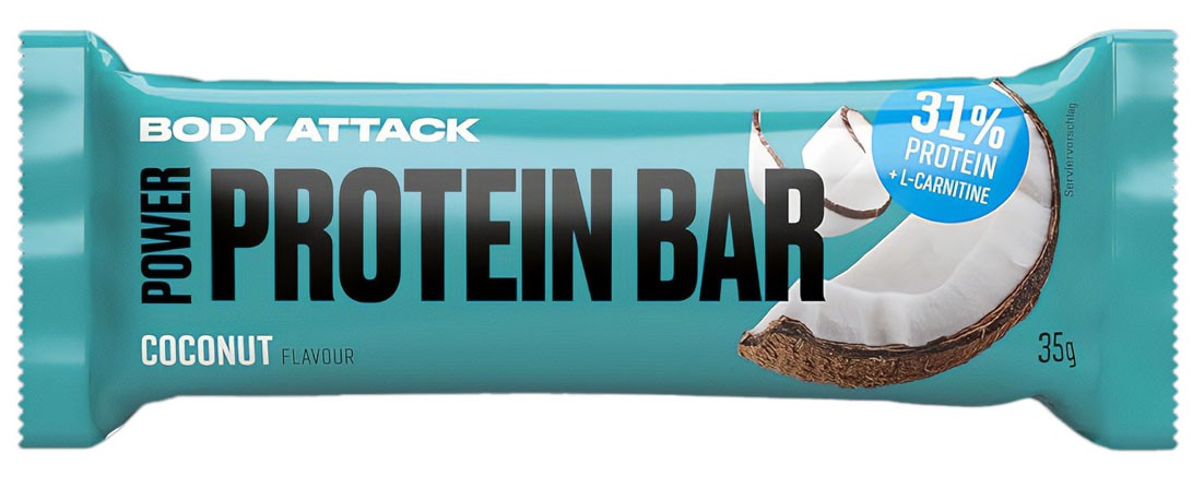 Body Attack Power Protein Bar Coconut (35g)