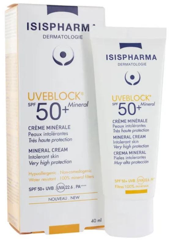 UVEBLOCK Unsichtbare Mineralcreme SPF50+ (40ml)