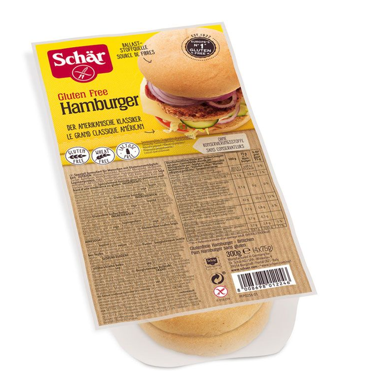 SCHÄR Hamburger glutenfrei (4 x 75g)