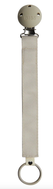 BIBS Schnuller Clip Ribbon Sand (1 Stk)