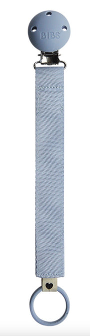 BIBS Schnuller Clip Ribbon Dusty Blue (1 Stk)
