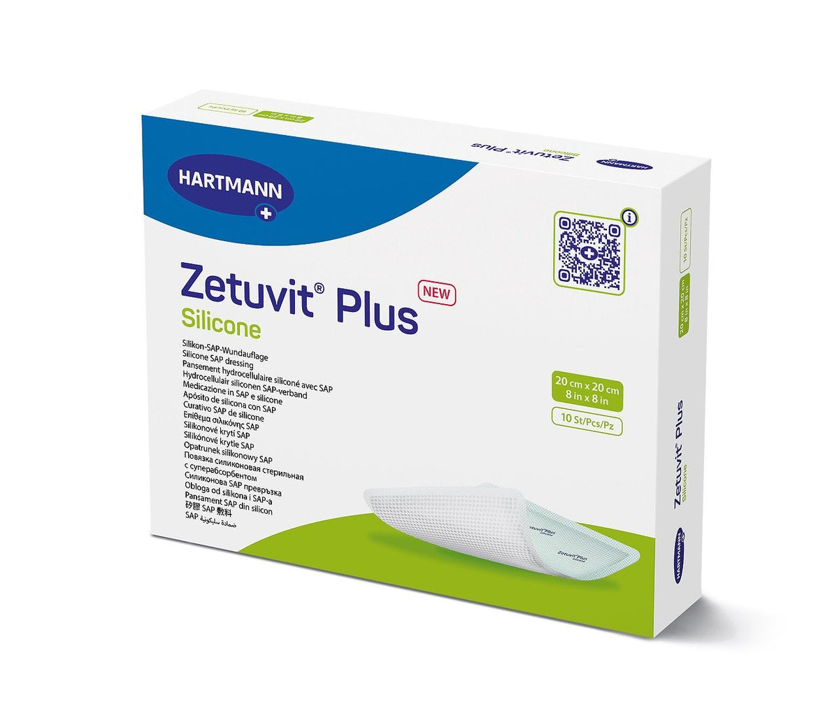 Zetuvit Plus Silicone 20x20cm (10 Stk)