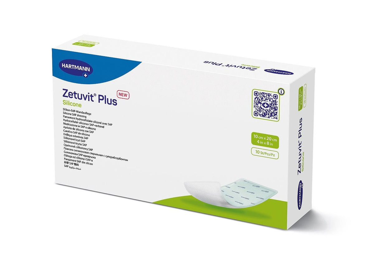 Zetuvit Plus Silicone 10x10cm (10 Stk)