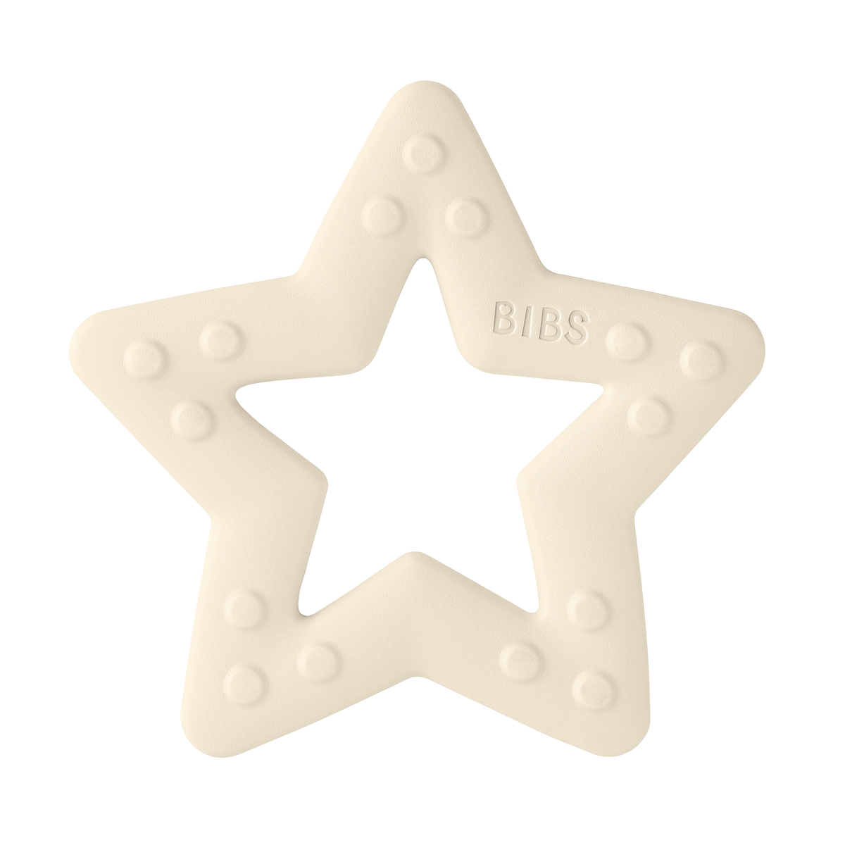 BIBS Baby Bitie Beissring Star Ivory (1 Stk)