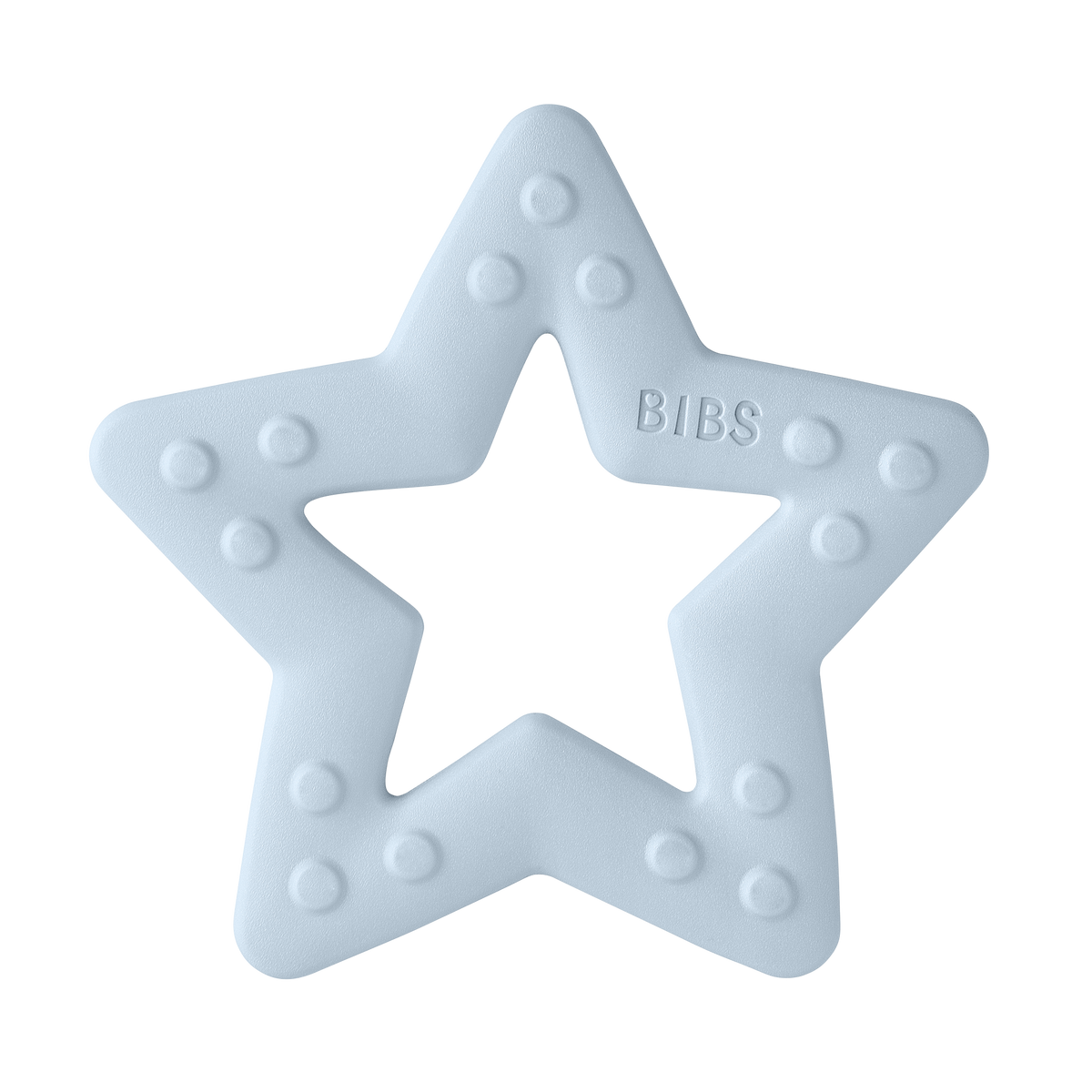 BIBS Baby Bitie Beissring Star Baby Blue (1 Stk)