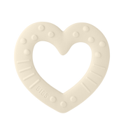 BIBS Baby Bitie Beissring Heart Ivory (1 Stk)