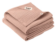 BIBS Muslin Cloth, 70x70 cm, Blush (2 Stk)