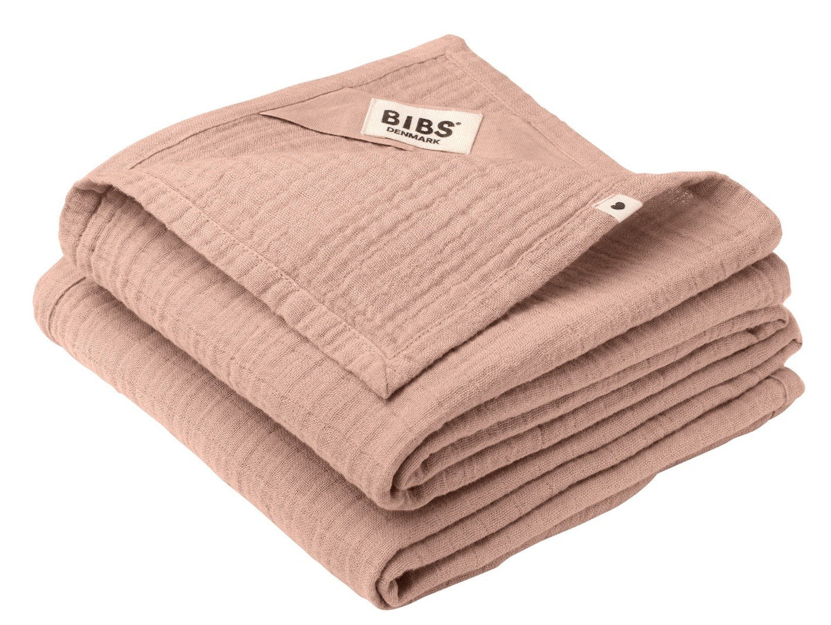 BIBS Muslin Cloth, 70x70 cm, Blush (2 Stk)