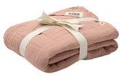 BIBS Muslin Swaddle, 120x120cm, Blush (1 Stk)