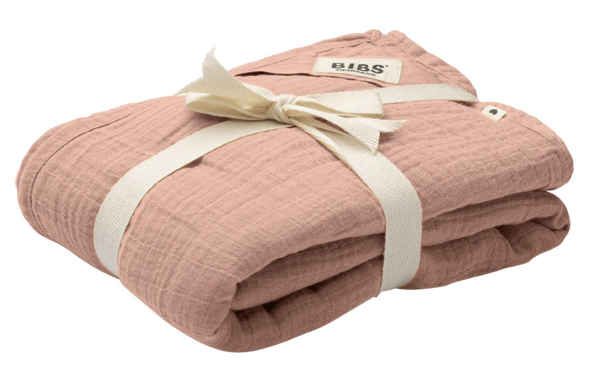 BIBS Muslin Swaddle, 120x120cm, Blush (1 Stk)