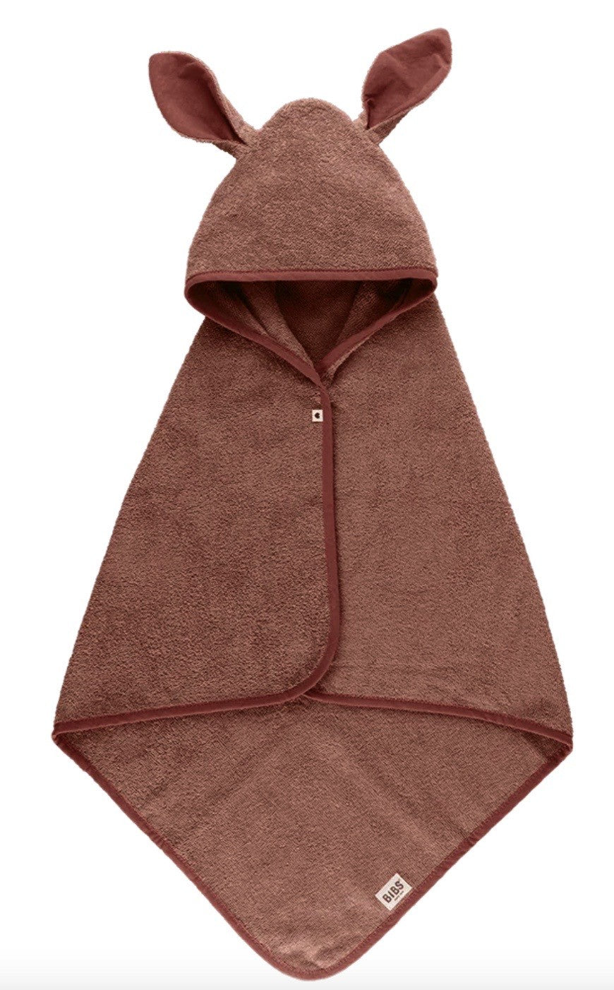 BIBS Kangaroo Hoodie Handtuch Baby Woodchuck (1 Stk)