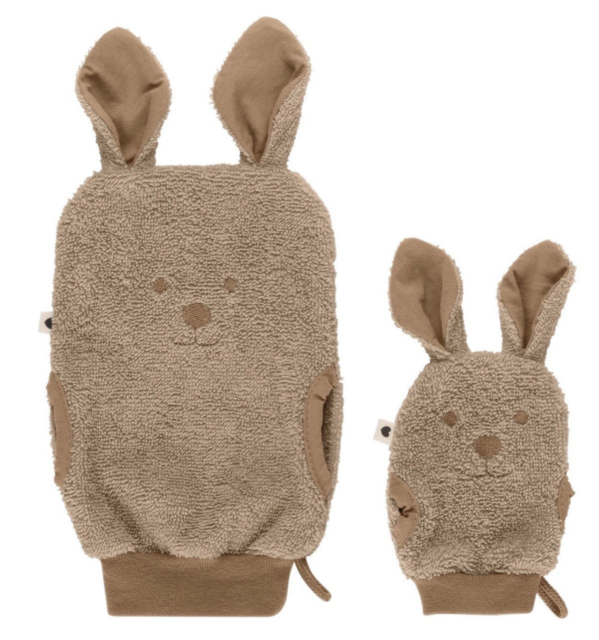 BIBS Kangaroo Waschhandschuh Vanilla (2 Stk)