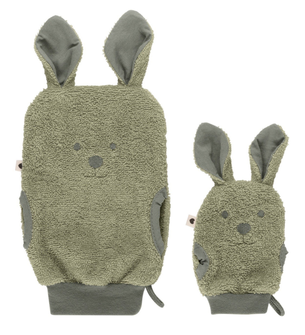 BIBS Kangaroo Waschhandschuh Sage (2 Stk)