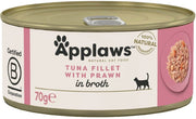 Applaws Nassfutter mit Thunfischfilet und Garnele (70g)
