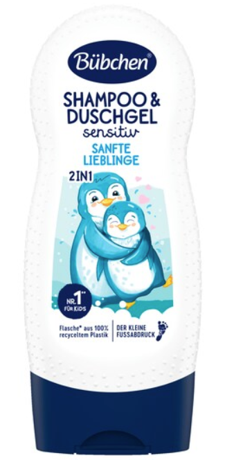 Bübchen Kids Shampoo & Duschgel 2in1 Sanfte Lieblinge (230ml)
