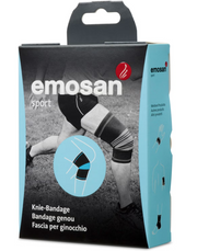 Emosan sport Knie-Bandage XL, Umfang Knie 41-44cm (1 Stk)