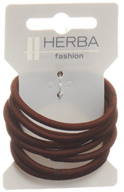 HERBA Haarbinder 5cm braun (6 Stk)
