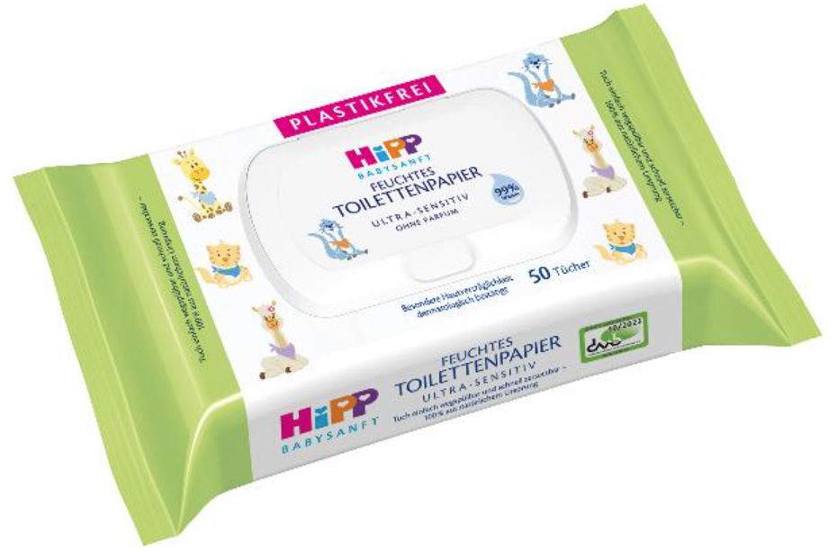 Hipp Babysanft Feuchtes Toilettenpapier (50 Stk)