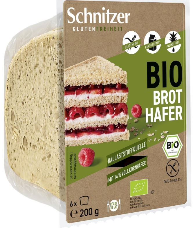 Schnitzer Bio Toastbrot Hafer (200g)