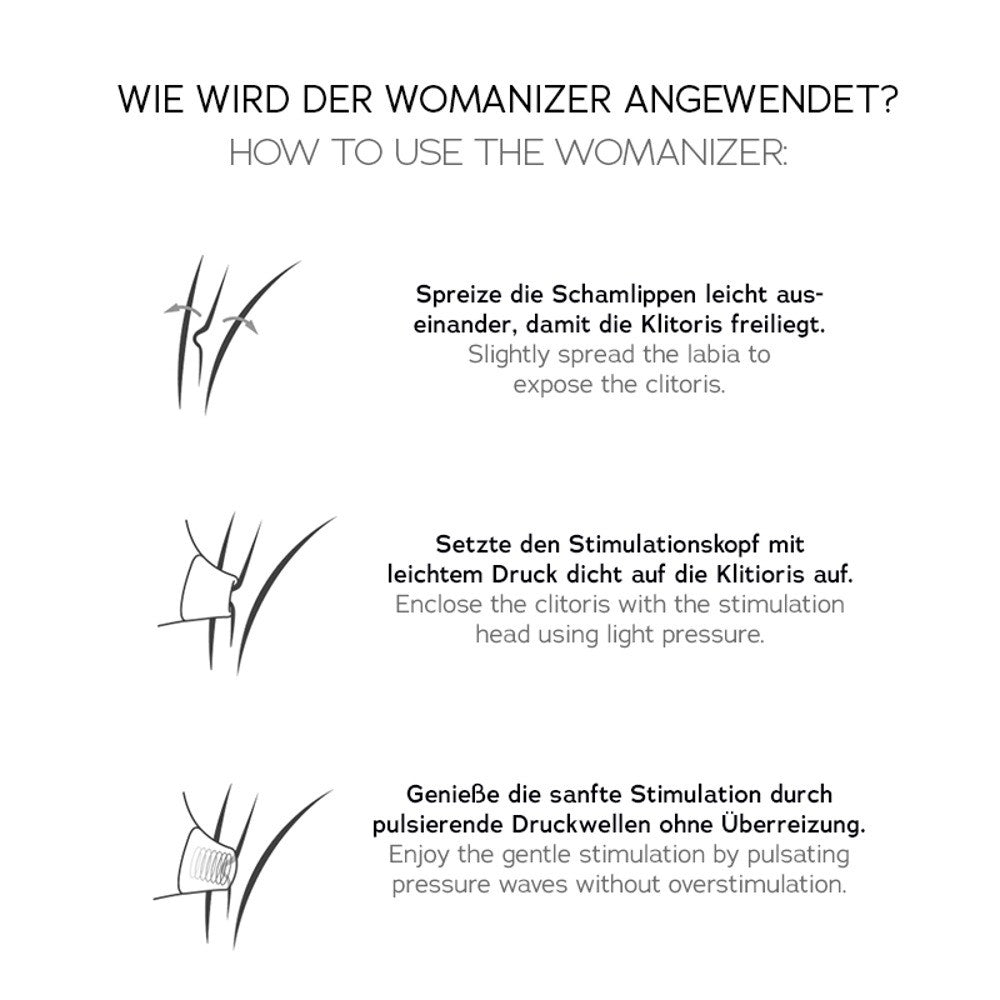 Womanizer NEXT Pleasure Air Auflegevibrator, schwarz (1 Stk)