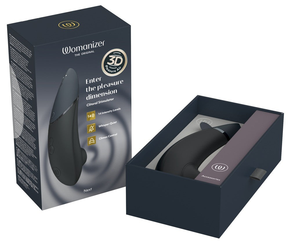 Womanizer NEXT Pleasure Air Auflegevibrator, schwarz (1 Stk)