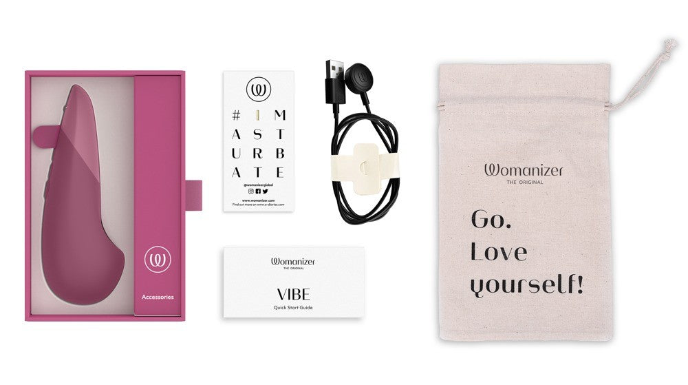 Womanizer Vibe, geräuschloser Auflegevibrator, pink (1 Stk)