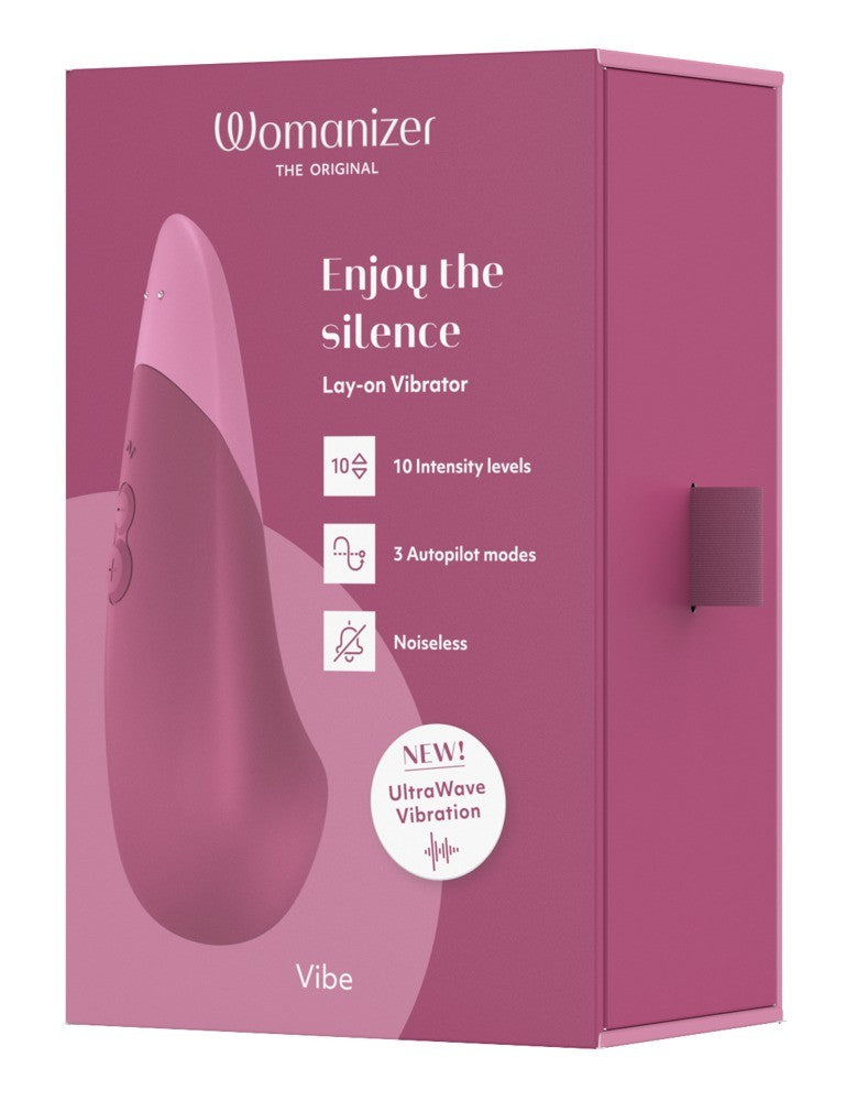 Womanizer Vibe, geräuschloser Auflegevibrator, pink (1 Stk)