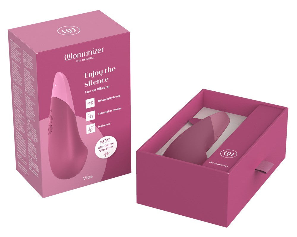 Womanizer Vibe, geräuschloser Auflegevibrator, pink (1 Stk)