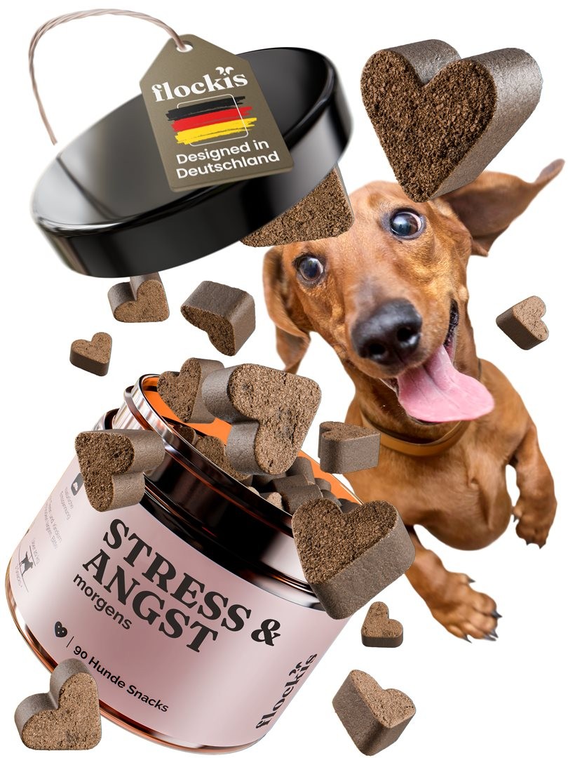 FLOCKIS Hundesnacks Kautabletten Stress & Angst (90 Stk)