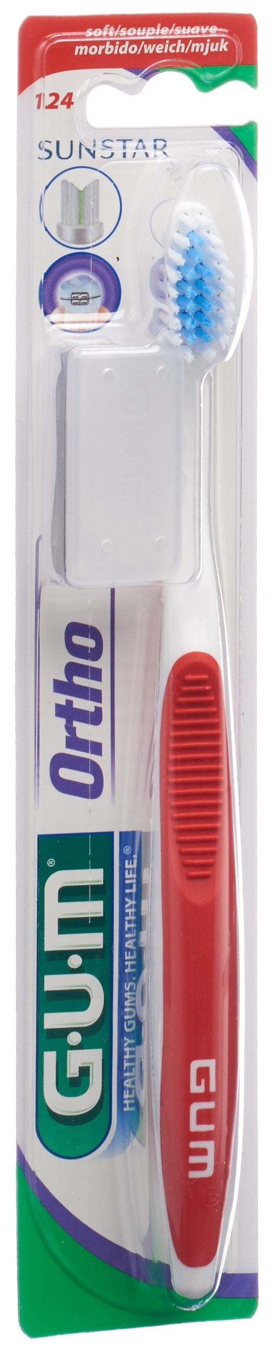 GUM Ortho Zahnbürste Soft (1 Stk)
