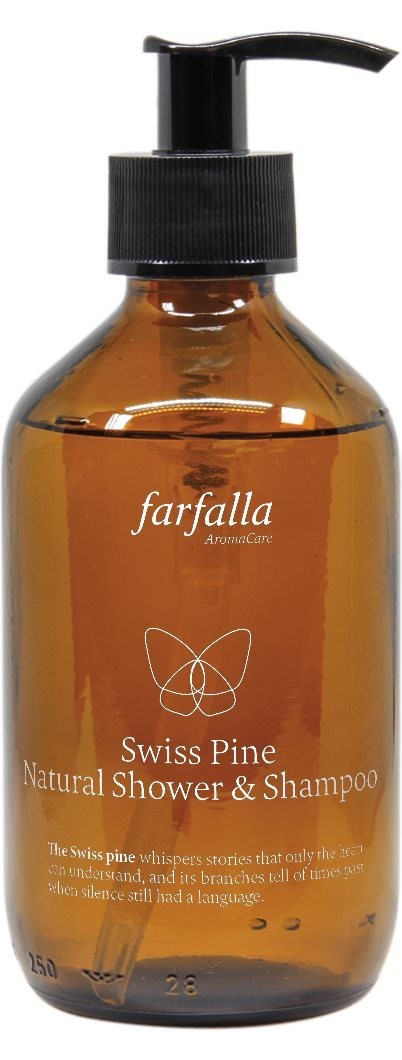 Farfalla Swiss Pine Natural Shower & Shampoo (250ml)