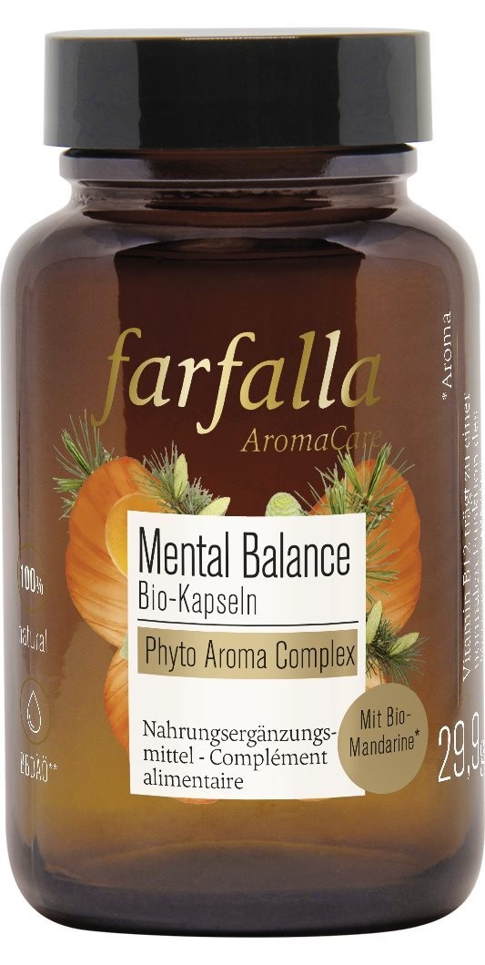 Farfalla Mental Balance Bio-Kapseln, Phyto Aroma Complex (60 Stk)