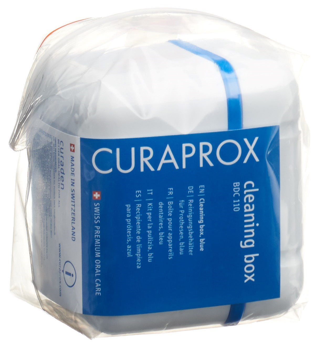 Curaprox BDC 110 Prothesen Reinigungsbehälter, blau (1 Stk)