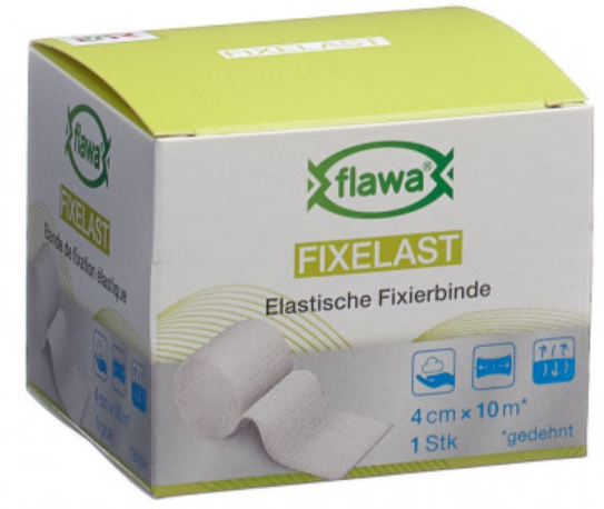 FLAWA Fixelast Fixierbinde (4cmx10m)