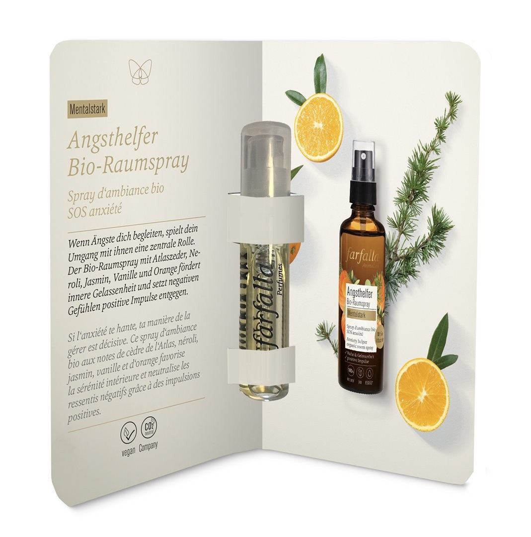 Farfalla Probe Mentalstark, Angsthelfer Bio-Raumspray (2ml)