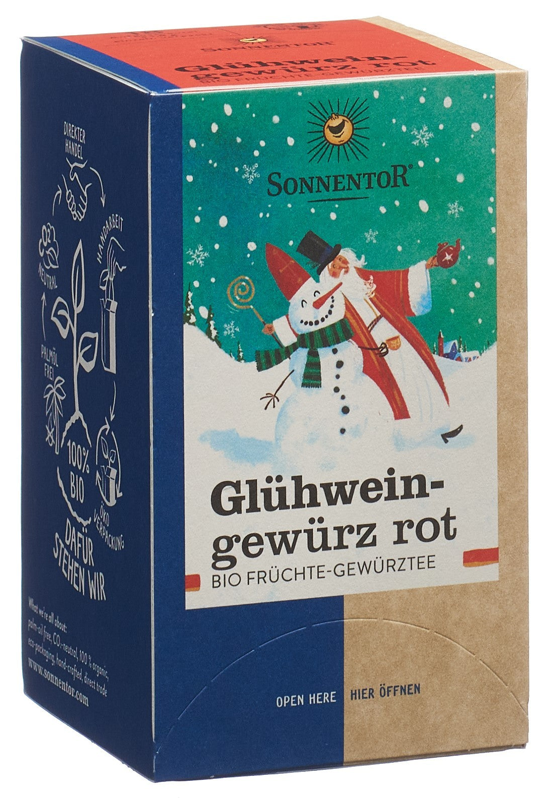 Sonnentor Bio-Glühweingewürz rot (18 Beutel)